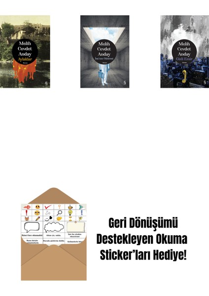 Aylaklar (Ciltli) + Isa’nın Güncesi (Ciltli) + Gizli Emir (Ciltli) + Okuma Sticker'ları