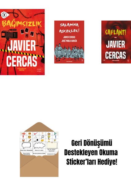 Bağımsızlık + Salamina Askerleri (Çizgi Roman) + Saplantı + Okuma Sticker'ları