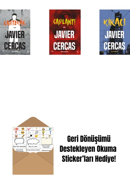 Sahtekâr + Saplantı + Kiracı + Okuma Sticker'ları