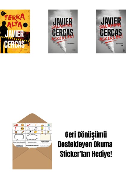 Terra Alta + Salamina Askerleri + Salamina Askerleri (Ciltli) + Okuma Sticker'ları