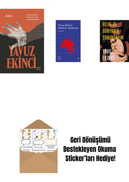 Aziz + Everest Açıkhava 39 - Dedemin Madalyası + Belki De Dünyanın Sonundayım + Okuma Sticker'ları