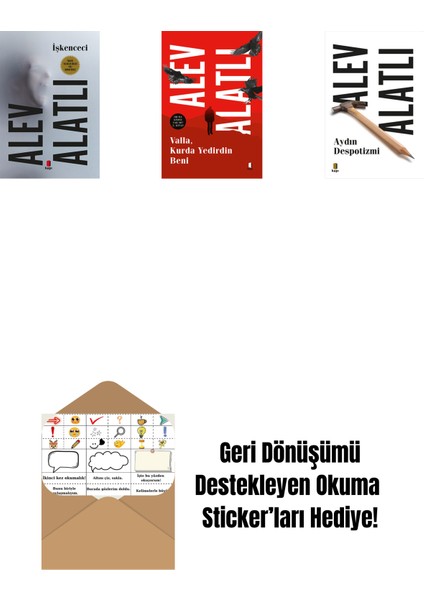 Işkenceci + Valla Kurda Yedirdin Beni + Aydın Despotizmi + Okuma Sticker'ları