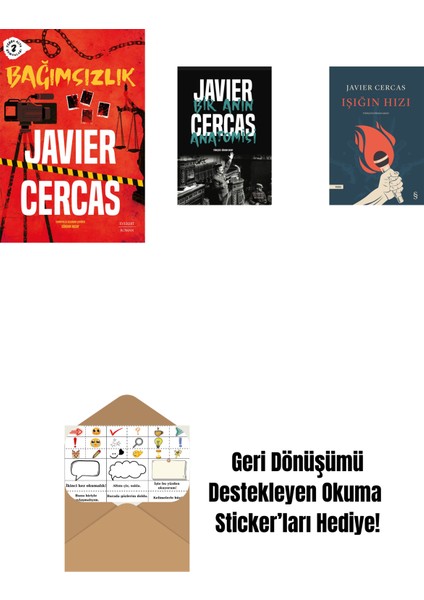 Bağımsızlık + Bir Anın Anatomisi + Işığın Hızı + Okuma Sticker'ları