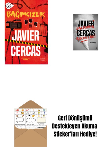 Bağımsızlık + Salamina Askerleri (Ciltli) + Okuma Sticker'ları
