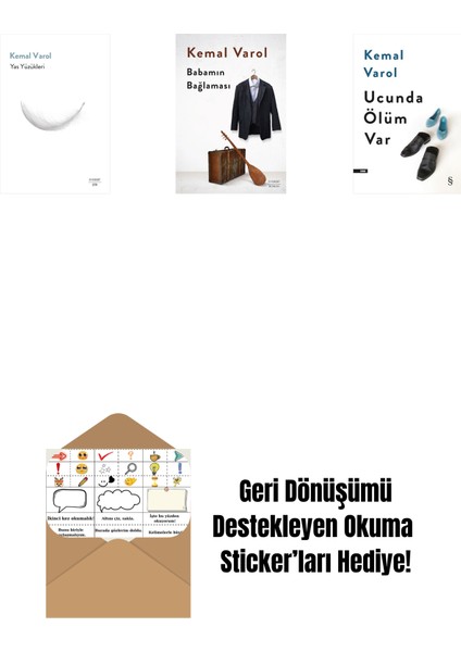 Yas Yüzükleri + Babamın Bağlaması (Ciltli) + Ucunda Ölüm Var + Okuma Sticker'ları