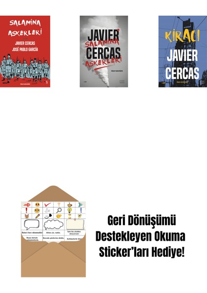 Salamina Askerleri (Çizgi Roman) + Salamina Askerleri + Kiracı + Okuma Sticker'ları
