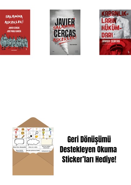 Salamina Askerleri (Çizgi Roman - Ciltli) + Salamina Askerleri + Karanlıkların Hükümdarı + Okuma Sticker'ları