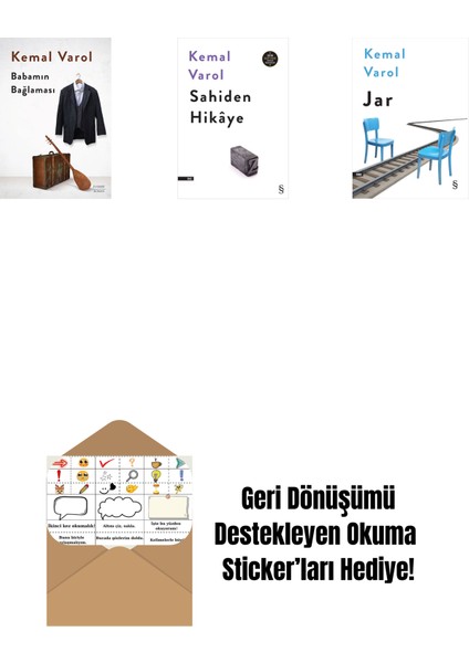 Babamın Bağlaması (Ciltli) + Sahiden Hikâye + Jar + Okuma Sticker'ları