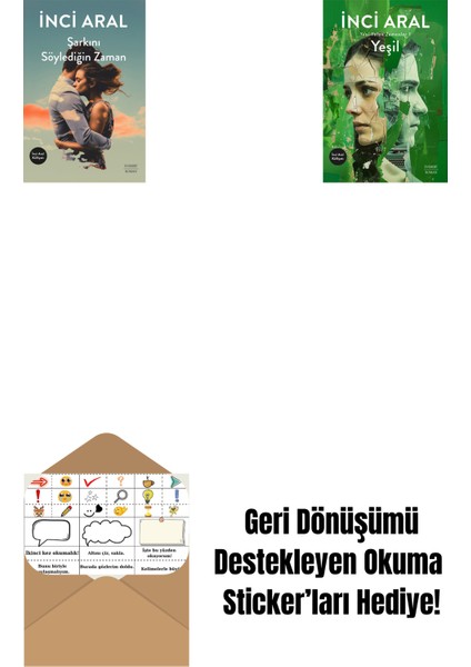 Şarkını Söylediğin Zaman + Yeşil + Okuma Sticker'ları