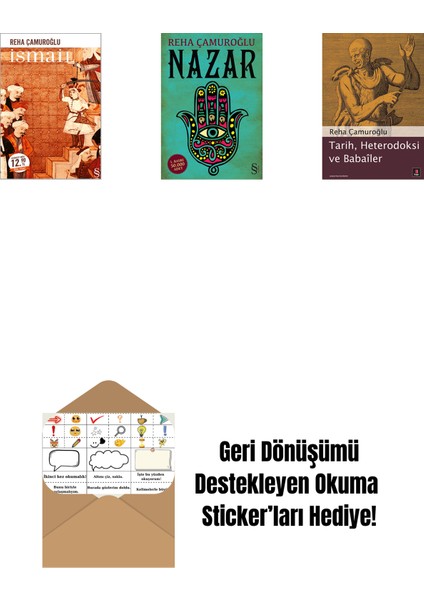 Ismail (Midi Boy) + Nazar + Tarih, Heterodoksi ve Babailer + Okuma Sticker'ları