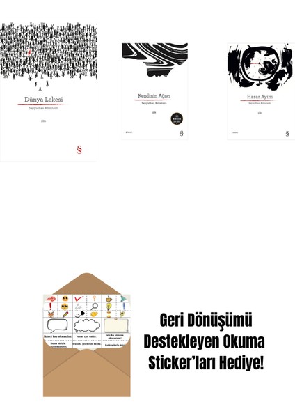 Dünya Lekesi (Ciltli) + Kendinin Ağacı + Hasar Ayini + Okuma Sticker'ları