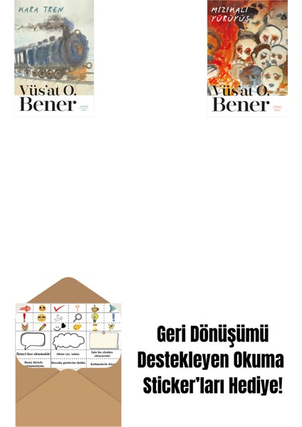 Kara Tren + Mızıkalı Yürüyüş + Okuma Sticker'ları