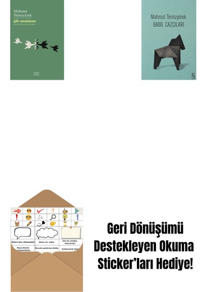 Şiir Unutmaz + Babil Cazcıları + Okuma Sticker'ları