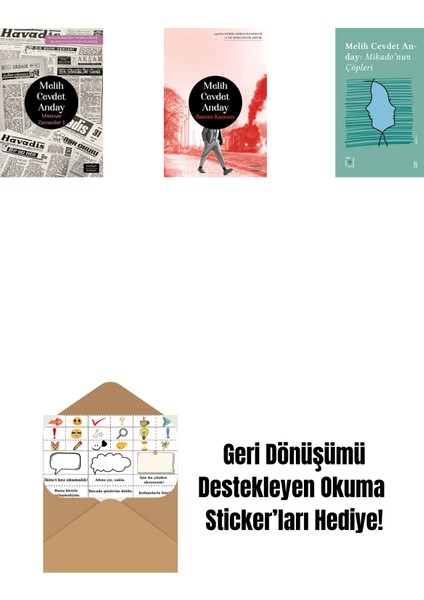 Müstear Zamanlar - 1 + Barem Kanunu + Everest Açıkhava 3 - Mikado’nun Çöpleri + Okuma Sticker'ları