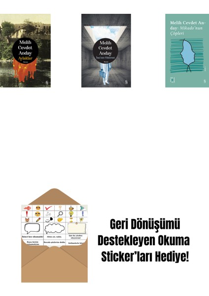 Aylaklar (Ciltli) + Isa’nın Güncesi (Ciltli) + Everest Açıkhava 3 - Mikado’nun Çöpleri + Okuma Sticker'ları