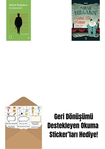 Everest Açıkhava 12 - Şeytanname + Teatral Bir Roman + Okuma Sticker'ları