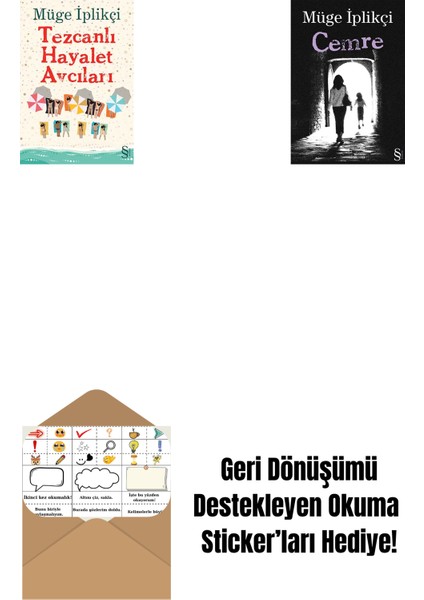 Tezcanlı Hayalet Avcıları + Cemre + Okuma Sticker'ları