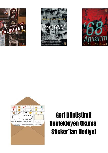 Aleviler + Portreler + 68 Anılarım + Okuma Sticker'ları