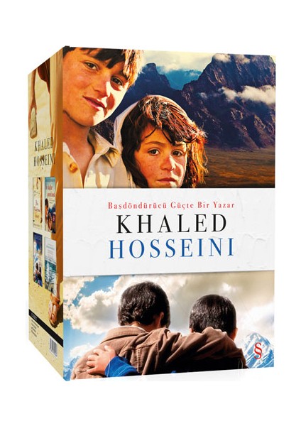 Khaled Hosseini - Kutulu Set + Bin Muhteşem Güneş + Uçurtma Avcısı + Okuma Sticker'ları
