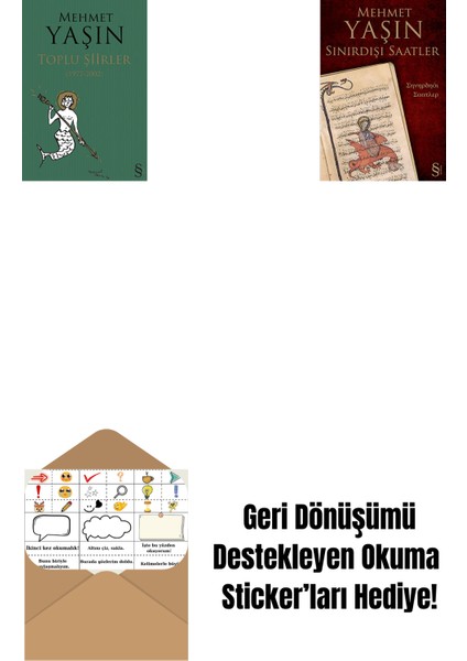 Toplu Şiirler + Sınırdışı Saatler + Okuma Sticker'ları