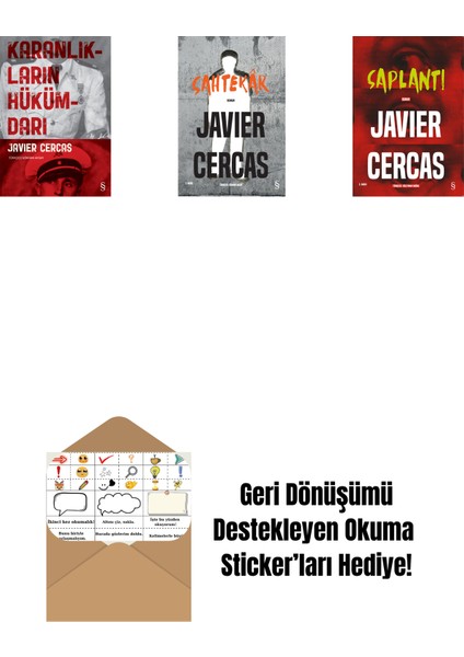 Karanlıkların Hükümdarı + Sahtekâr + Saplantı + Okuma Sticker'ları
