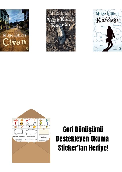 Civan + Yıkık Kentli Kadınlar + Kafdağı + Okuma Sticker'ları