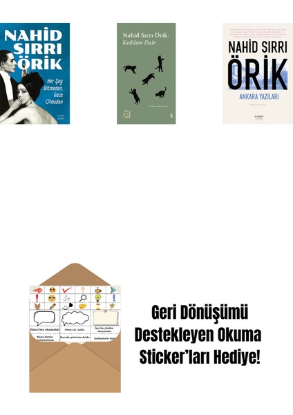 Her Şey Bitmeden, Gece Olmadan + Everest Açıkhava 29 - Kedilere Dair + Ankara Yazıları + Okuma Sticker'ları