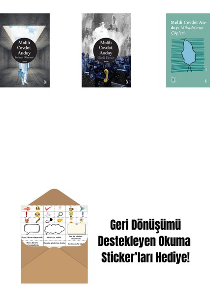 Isa’nın Güncesi (Ciltli) + Gizli Emir (Ciltli) + Everest Açıkhava 3 - Mikado’nun Çöpleri + Okuma Sticker'ları