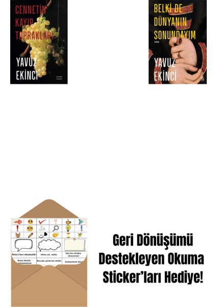 Cennetin Kayıp Toprakları + Belki De Dünyanın Sonundayım + Okuma Sticker'ları
