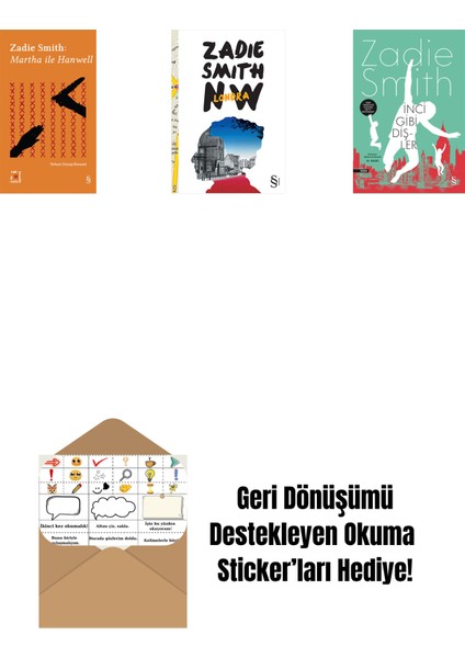Everest Açıkhava 2 - Martha ile Hanwell + Nw, Londra + Inci Gibi Dişler + Okuma Sticker'ları