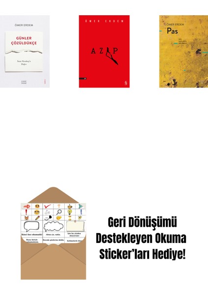 Günler Çözüldükçe + Azap + Pas + Okuma Sticker'ları