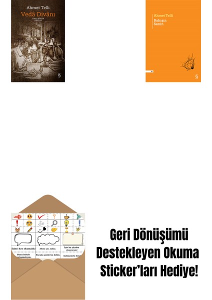 Vedâ Divânı (Bez Ciltli) + Bakışın Senin + Okuma Sticker'ları