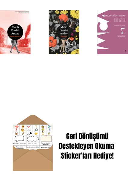 Barem Kanunu + Raziye (Ciltli) + Suçumuz Edebiyat + Okuma Sticker'ları