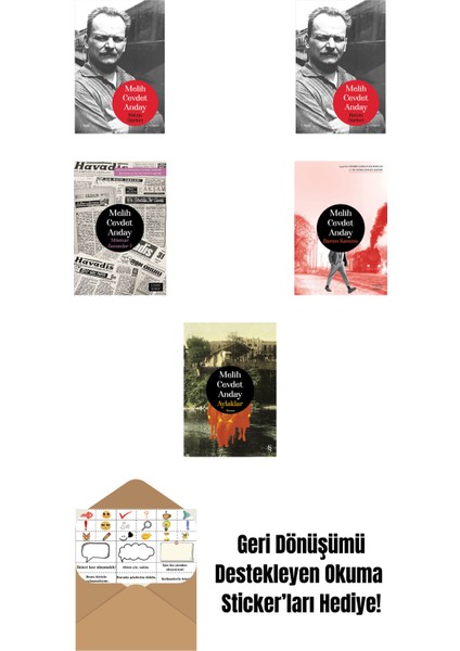 Melih Cevdet Anday 5 Kitap Set + Okuma Sticker'ları