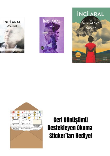Unutmak + Mor + Ölü Erkek Kuşlar + Okuma Sticker'ları