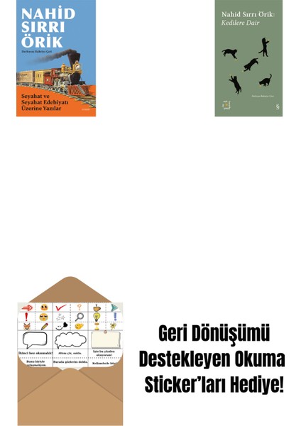 Seyahat ve Seyahat Edebiyatı Üzerine Yazılar + Everest Açıkhava 29 - Kedilere Dair + Okuma Sticker'ları