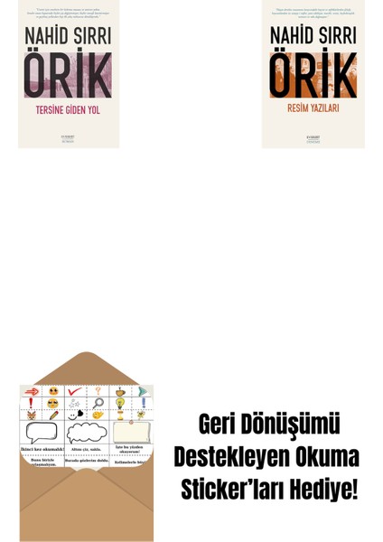 Tersine Giden Yol + Resim Yazıları + Okuma Sticker'ları