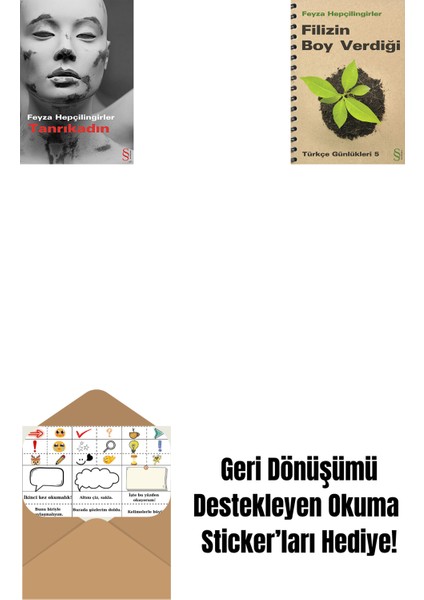 Tanrıkadın + Filizin Boy Verdiği + Okuma Sticker'ları