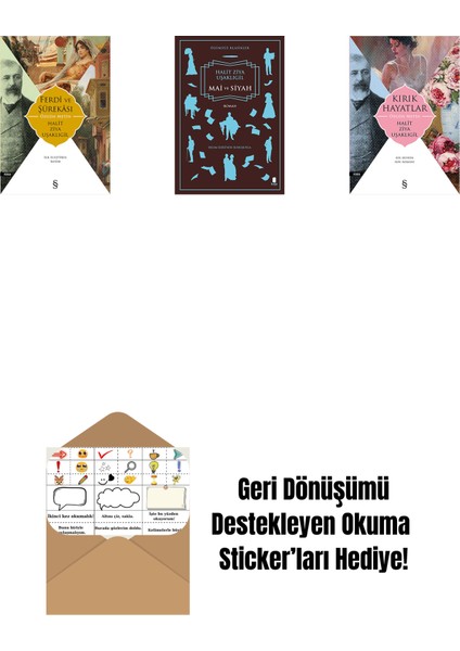 Ferdi ve Şürekası + Mai ve Siyah + Kırık Hayatlar - Özgün Metin + Okuma Sticker'ları