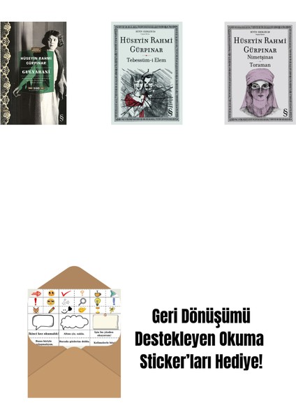 Gulyabani (Cep Boy) + Tebessüm-I Elem + Nimetşinas - Toraman + Okuma Sticker'ları