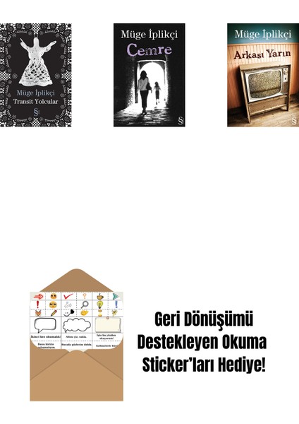 Transit Yolcular + Cemre + Arkası Yarın + Okuma Sticker'ları