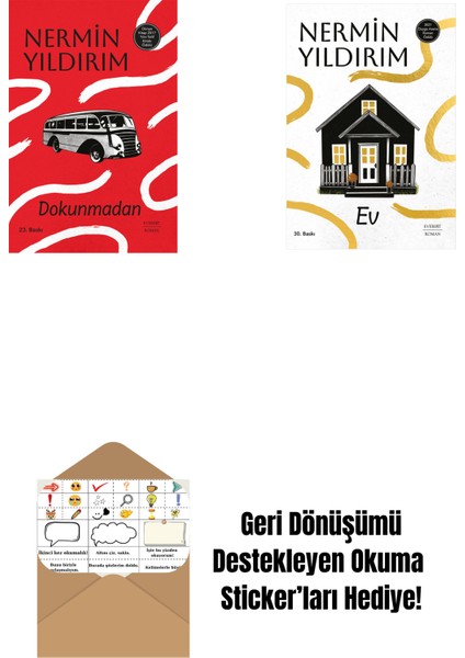 Dokunmadan (Ciltli) + Ev + Okuma Sticker'ları