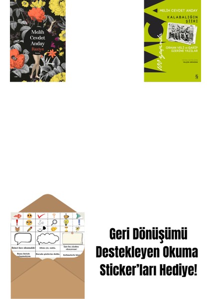 Raziye (Ciltli) + Kalabalığın Şiiri + Okuma Sticker'ları
