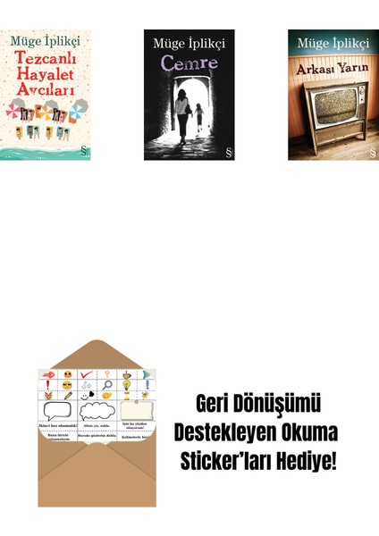 Tezcanlı Hayalet Avcıları + Cemre + Arkası Yarın + Okuma Sticker'ları