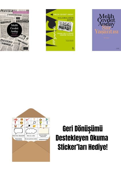Müstear Zamanlar - 1 + Kalabalığın Şiiri + Şiir Yaşantısı - Şiir Yazıları + Okuma Sticker'ları