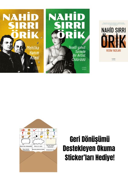 Mehlika Hanım Ailesi + Teselli Yahut Turnede Bir Artist Öldürüldü + Resim Yazıları + Okuma Sticker'ları