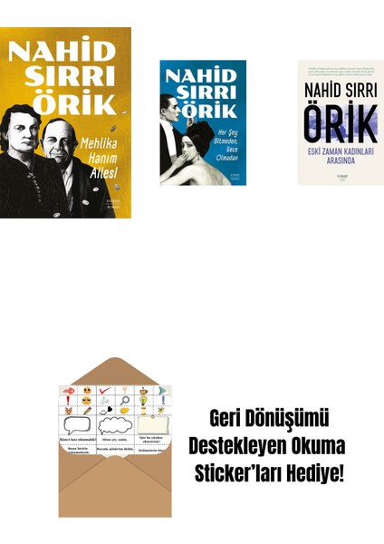 Mehlika Hanım Ailesi + Her Şey Bitmeden, Gece Olmadan + Eski Zaman Kadınları Arasında + Okuma Sticker'ları