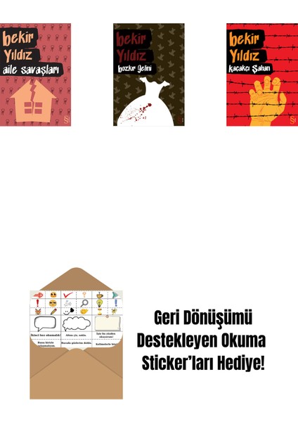 Aile Savaşları + Bozkır Gelini + Kaçakçı Şahan + Okuma Sticker'ları