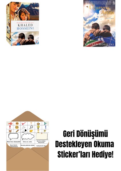Khaled Hosseini - Kutulu Set + Uçurtma Avcısı + Okuma Sticker'ları