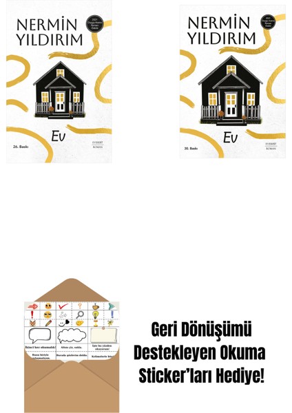 Ev (Ciltli) + Ev + Okuma Sticker'ları